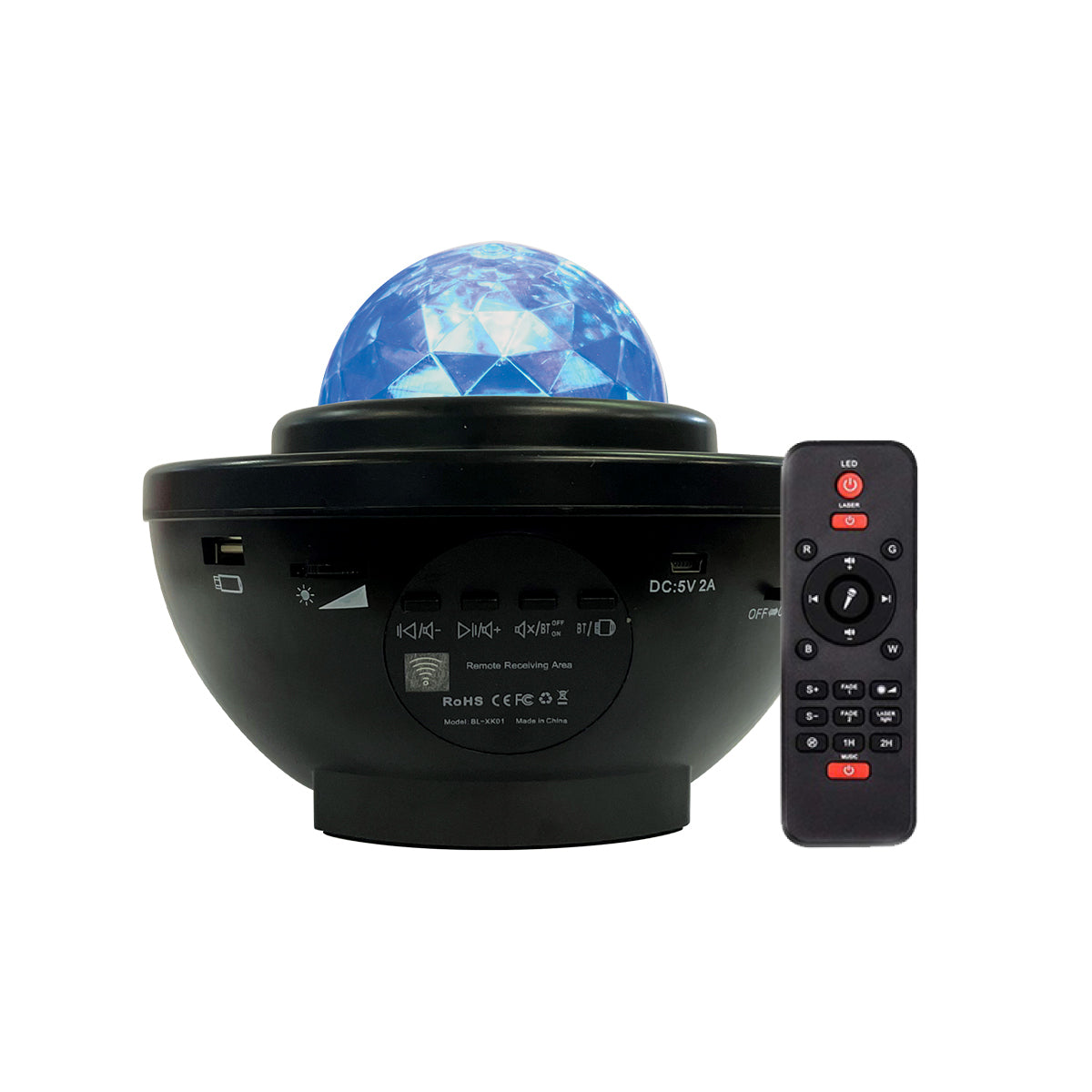 Home Master Star Projector Bluetooth Remote Control Speaker Colour Changing