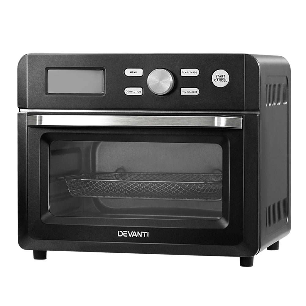 Devanti 20L Air Fryer Convection Oven LCD Fryers Kitchen Cooker Accessories