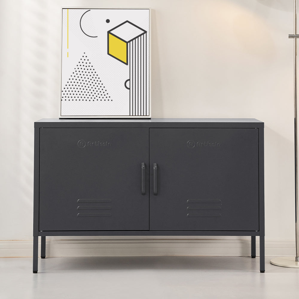 ArtissIn Buffet Sideboard Metal Cabinet - BASE Black