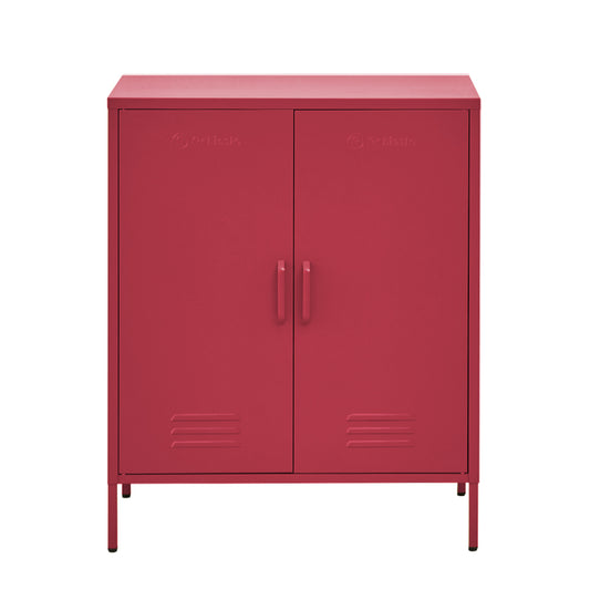 ArtissIn Buffet Sideboard Locker Metal Storage Cabinet - SWEETHEART Pink