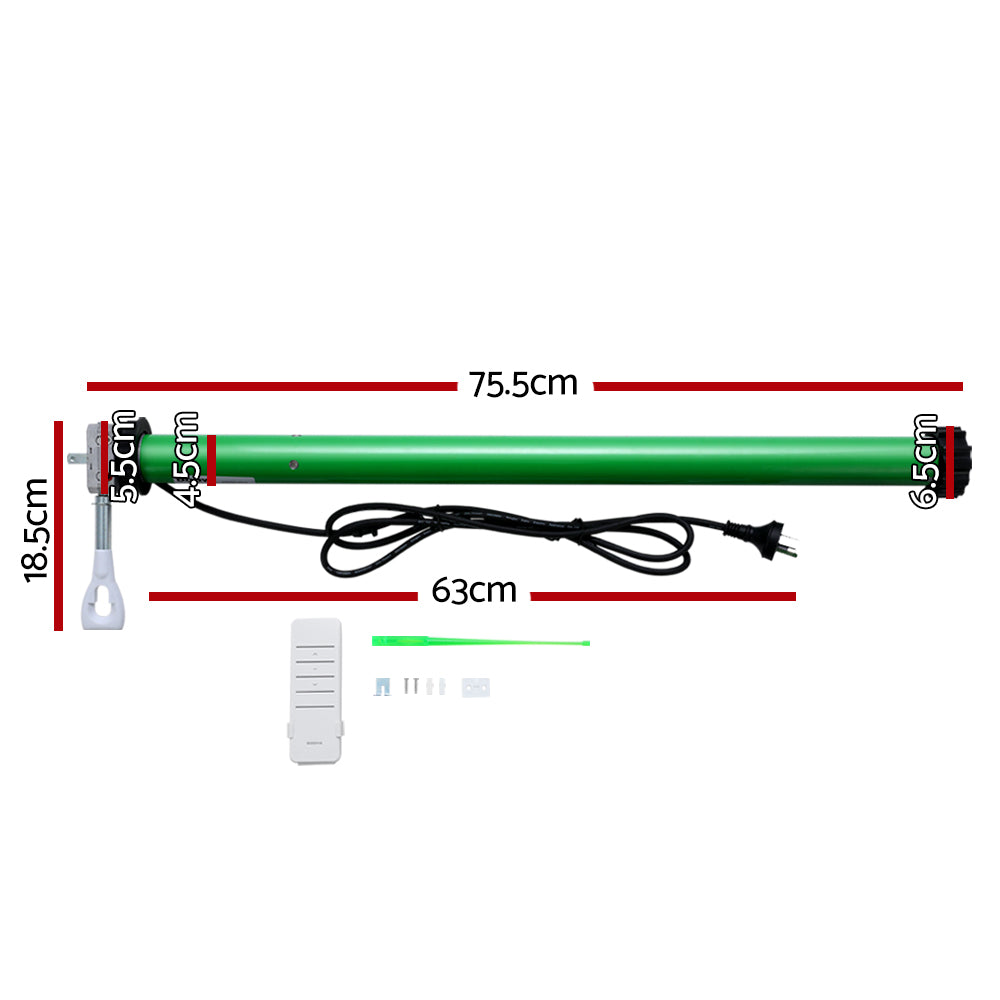 Instahut 230V Replacement Motor w/ remote 40NM Folding Arm Awning Outdoor Blind