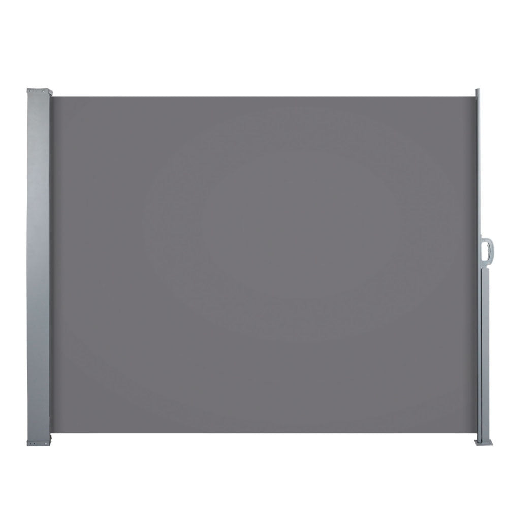 Instahut Retractable Side Awning Shade 1.8 x 3m - Grey