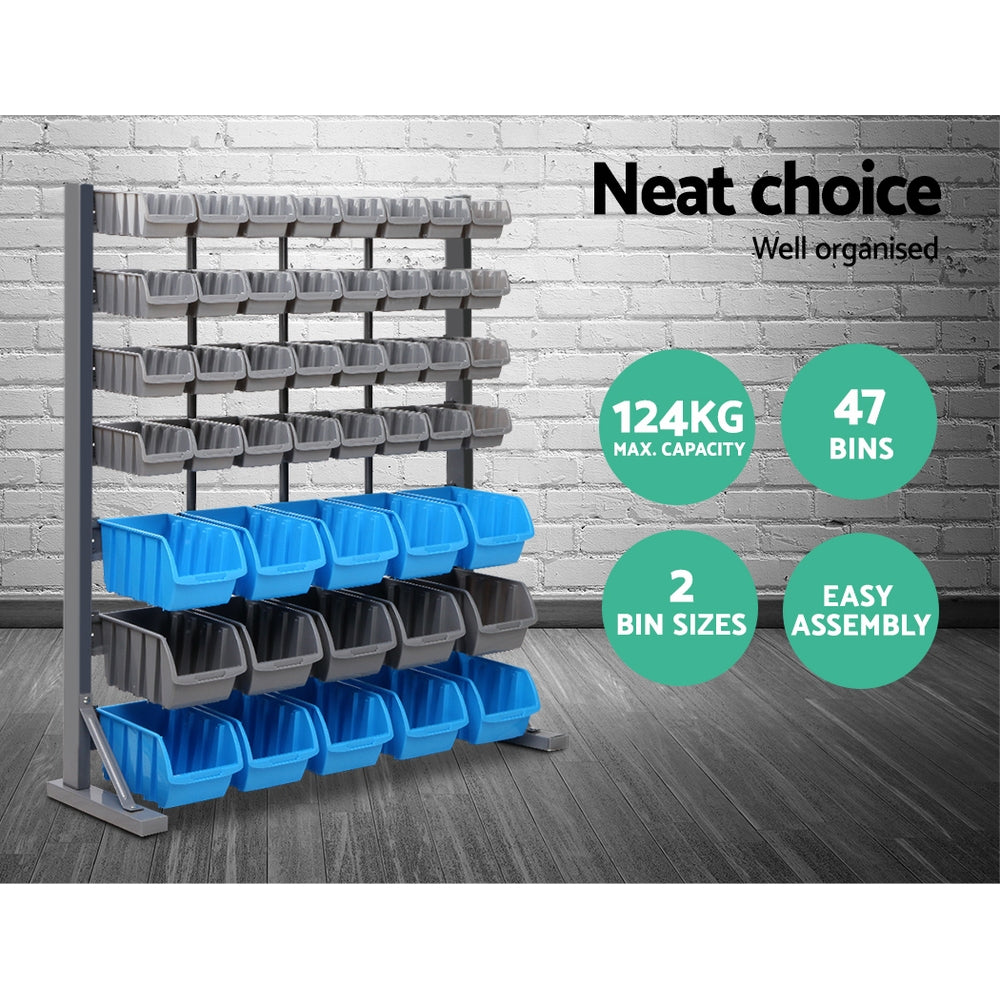 Giantz 47 Bin Storage Shelving Rack