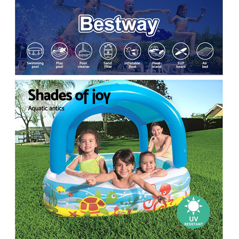 Bestway Inflatable Kids Pool Canopy Play Pool Swimming Pool Family Pools