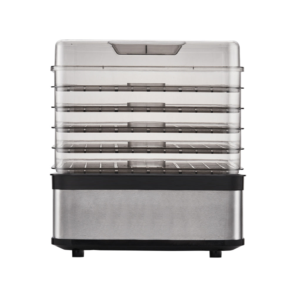 Devanti Food Dehydrator with 5 Trays - Silver