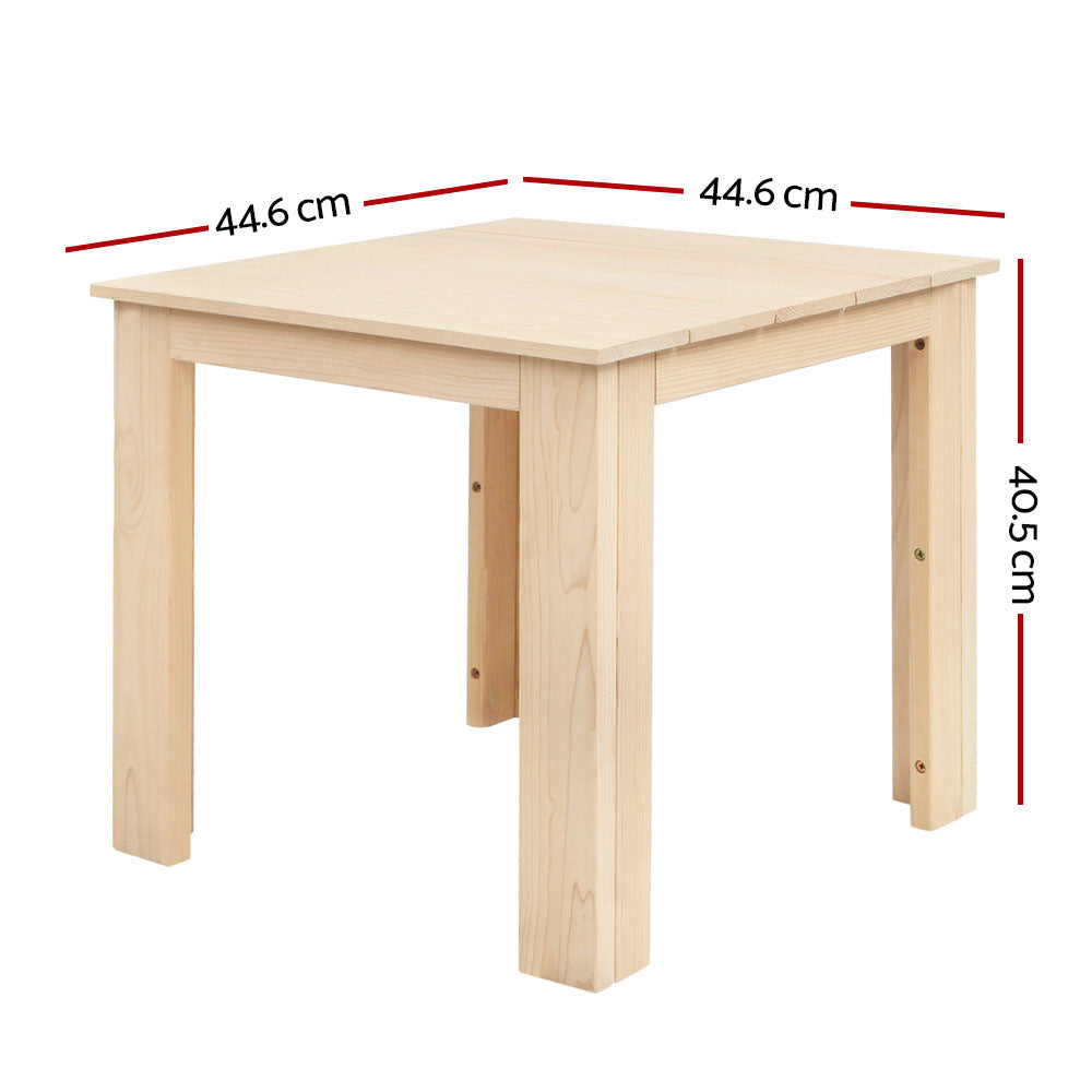 Gardeon Wooden Outdoor Side Beach Table