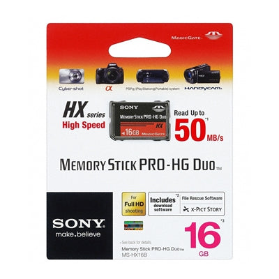 Sony Memory Stick Pro-HG Duo HX Rev.B 16GB 50M/s