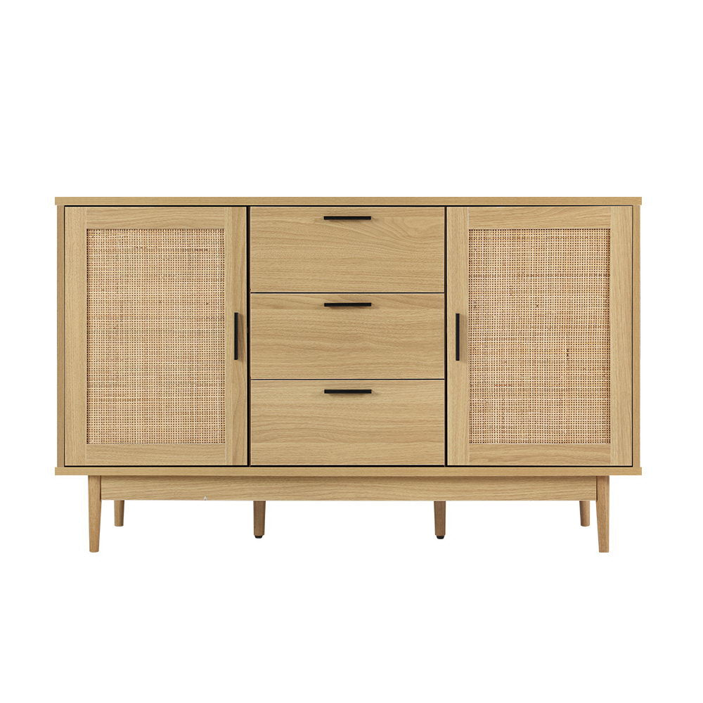 Artiss Buffet Sideboard Rattan Furniture Cabinet Storage Hallway Table Kitchen