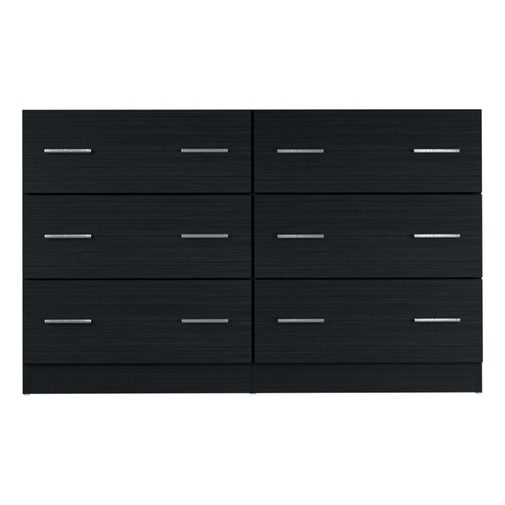 Artiss 6 Chest of Drawers Cabinet Dresser Table Tallboy Lowboy Storage Black