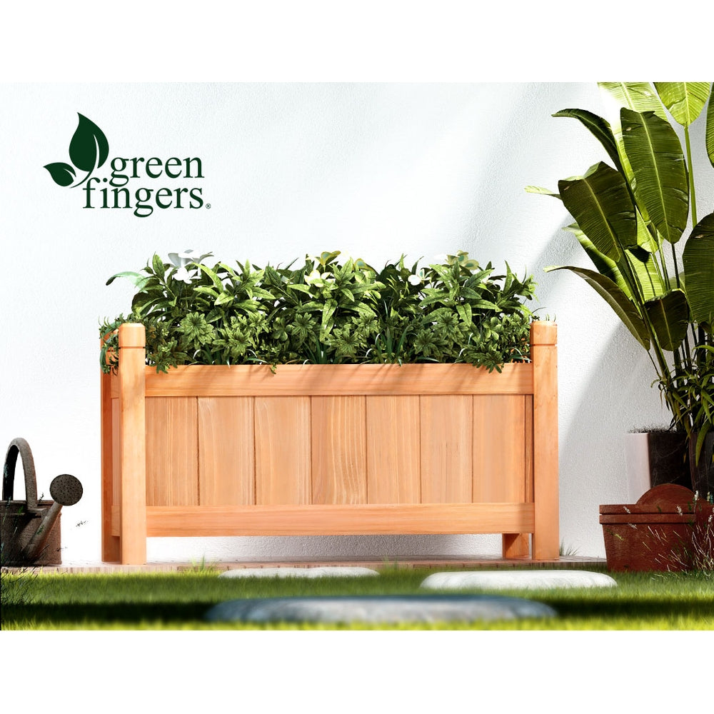 Greenfingers Garden Bed Raised Wooden Planter Box Vegetables 60x30x33cm