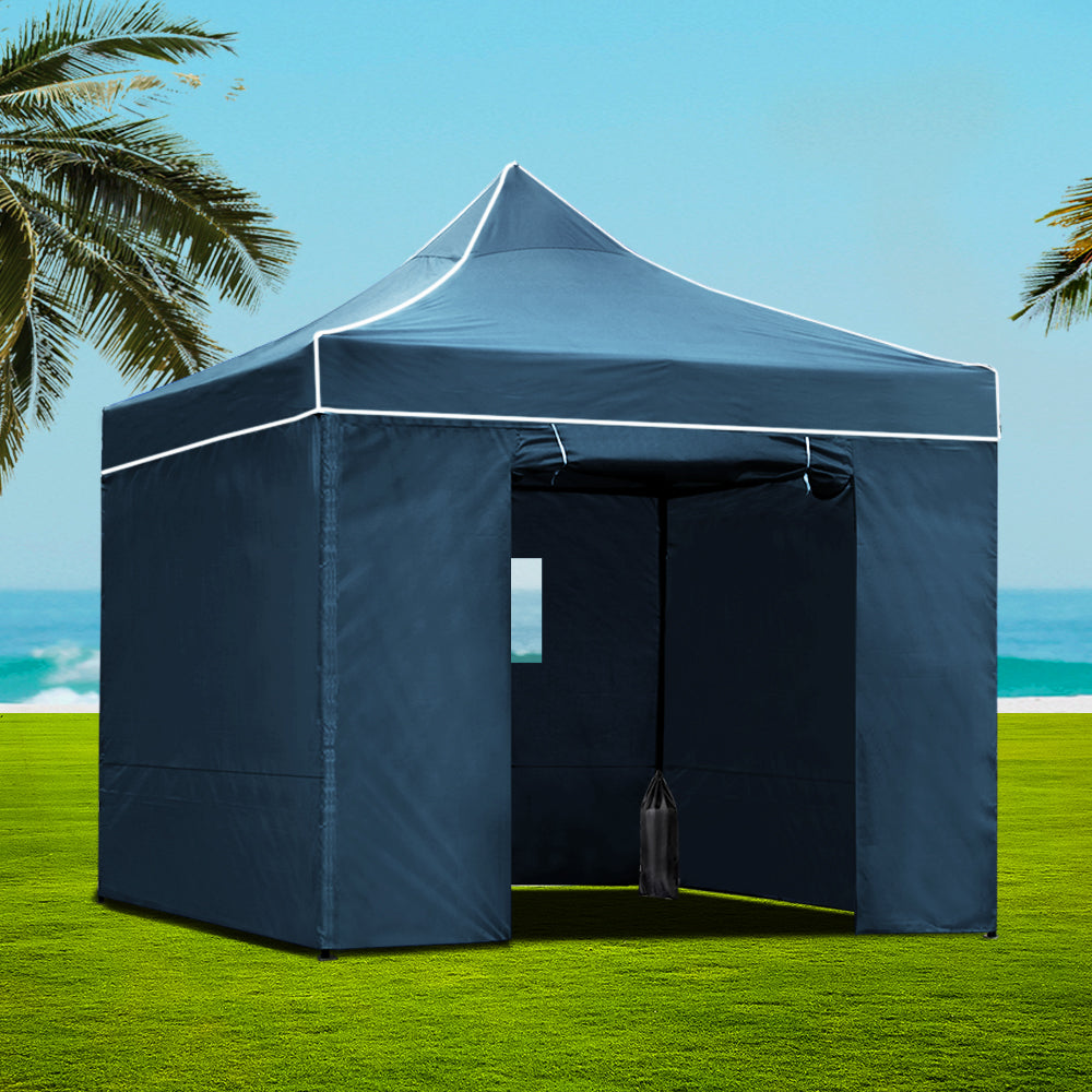 Instahut Gazebo Pop Up Marquee 3x3 Outdoor Camping Gazebos Tent Wedding Folding