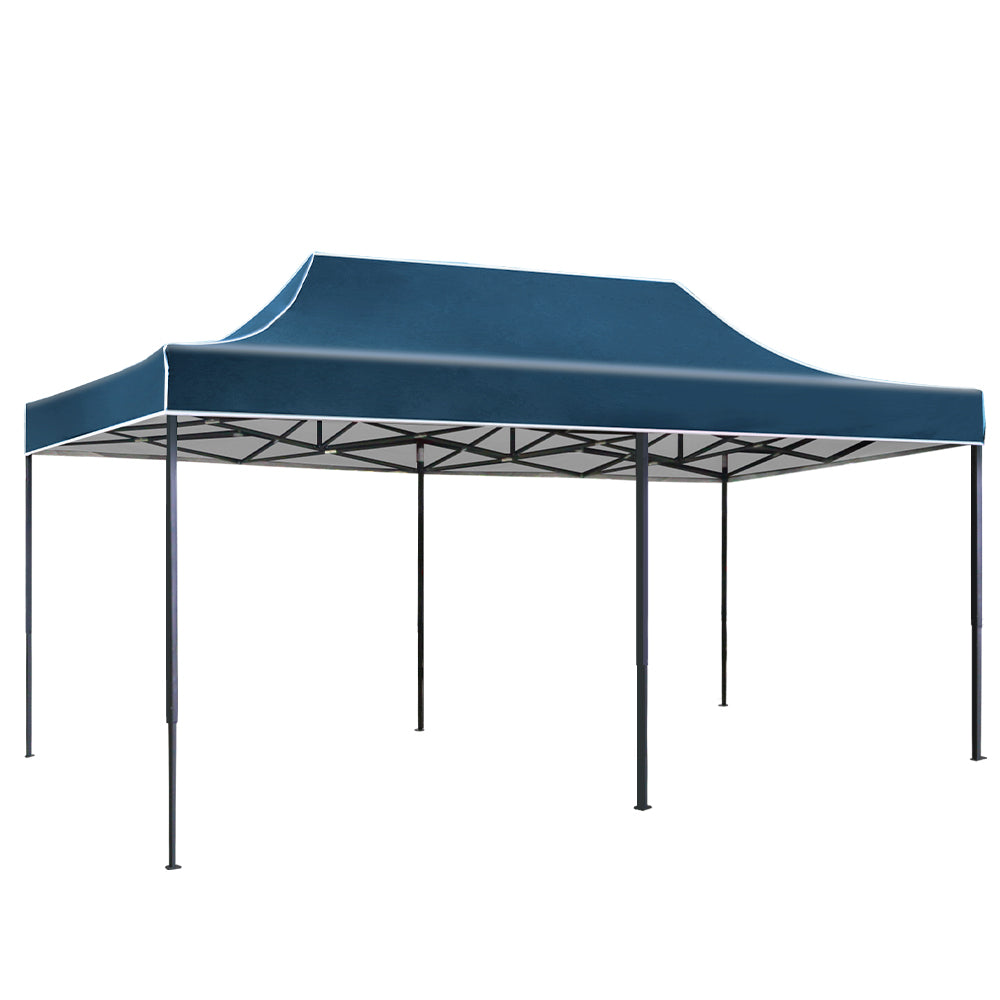 Instahut Gazebo Pop Up Marquee 3x6 Outdoor Tent Folding Wedding Gazebos Navy