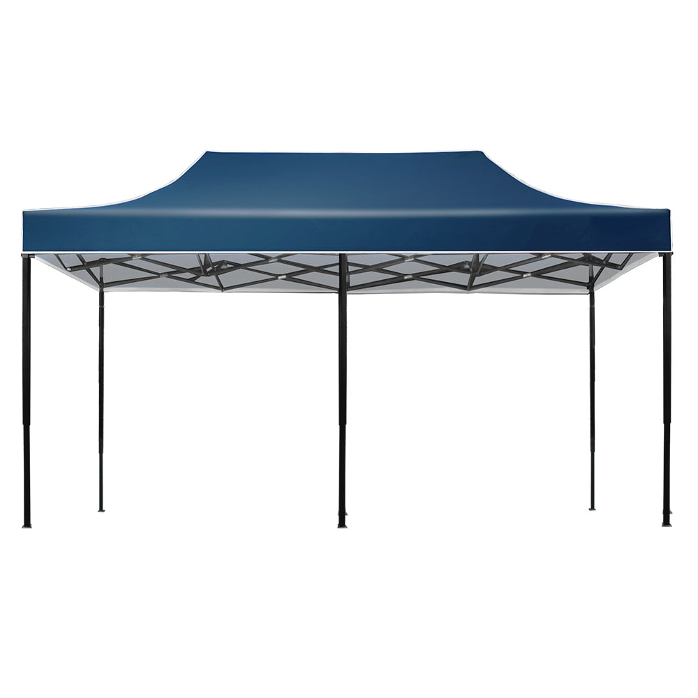 Instahut Gazebo Pop Up Marquee 3x6 Outdoor Tent Folding Wedding Gazebos Navy