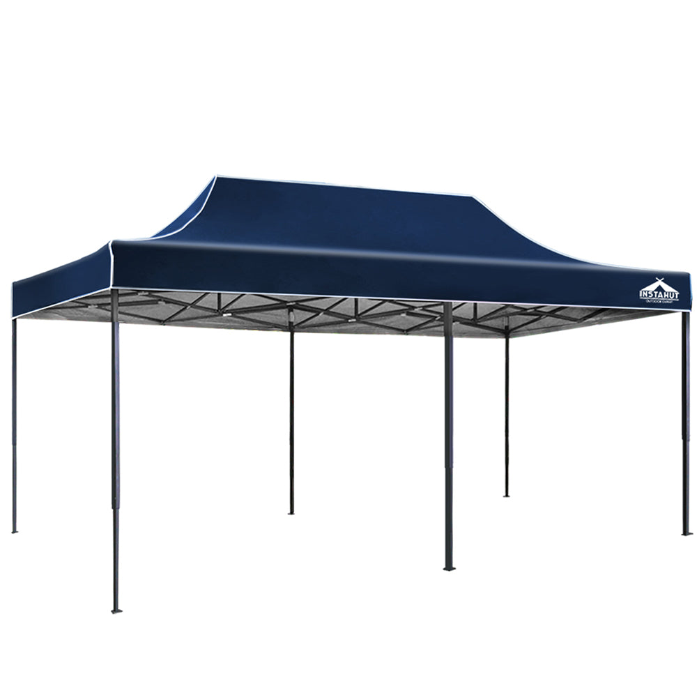 Instahut Gazebo Pop Up Marquee 3x6 Outdoor Wedding Base Pod Kit Navy