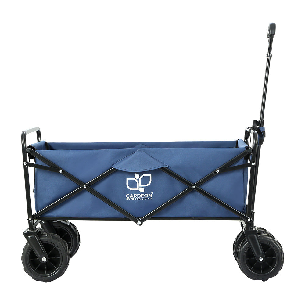 Gardeon Foldable Wagon Cart Trolley Cart Collapsible Beach Outdoor Garden Cart