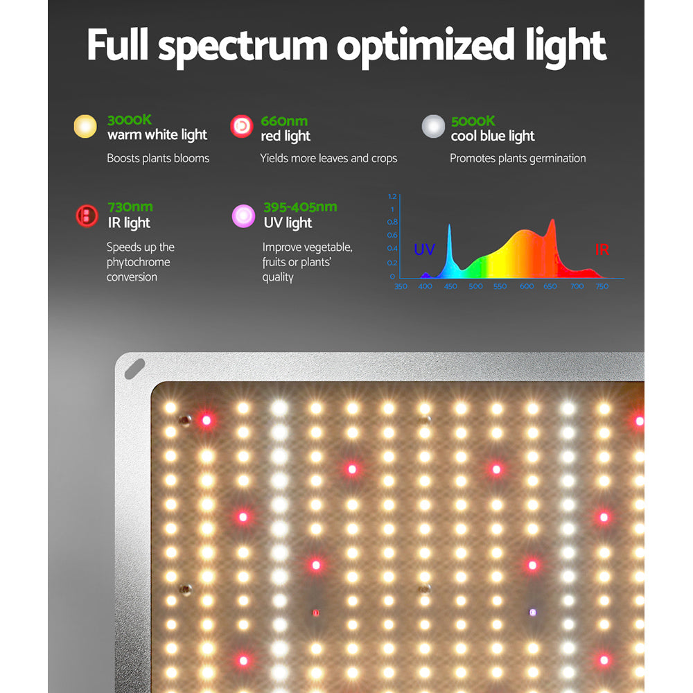 Greenfingers Grow Tent 4500W LED Grow Light Hydroponic Kits System 1.5x1.5x2M