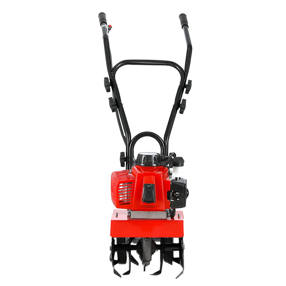 Giantz 88CC Tiller Rototiller Cultivator 4 Blades Garden Soil Power Rotary Hoe