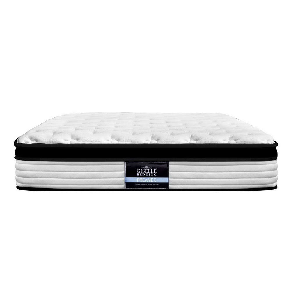 Giselle Bedding Devon Euro Top Pocket Spring Mattress 31cm Thick King