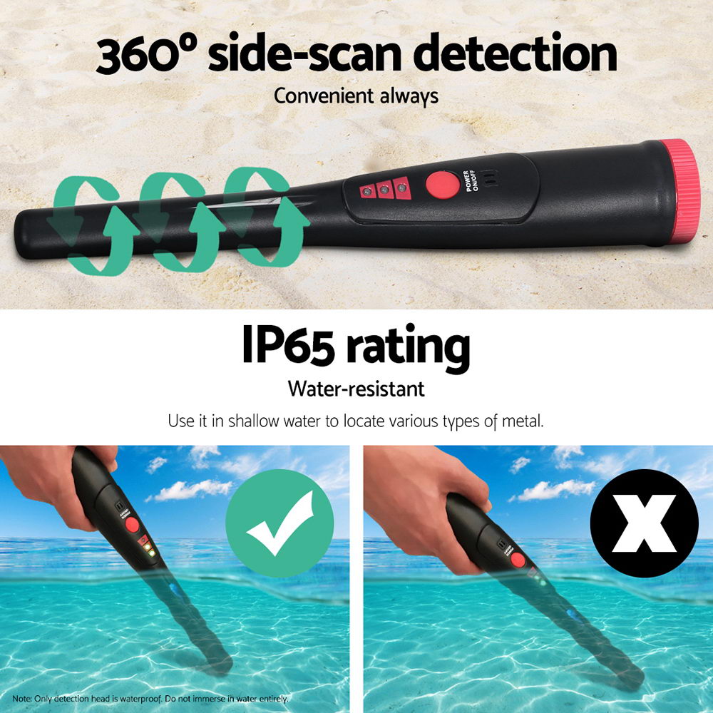 Pinpointer Metal Detector - Black