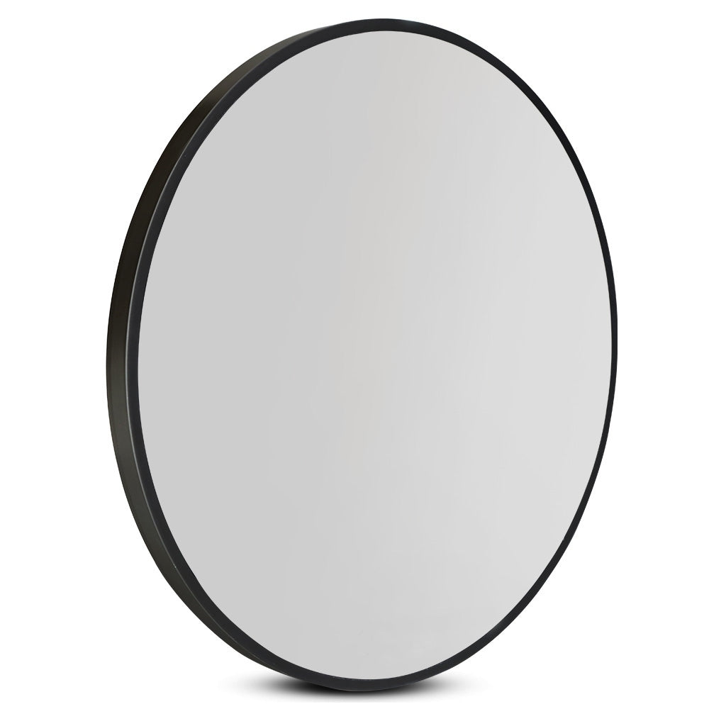 Embellir Round Wall Mirror 50cm Makeup Bathroom Mirror Frameless