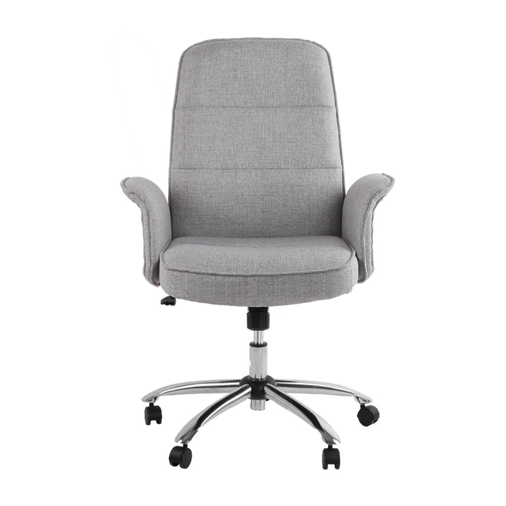 Artiss Fabric Office Chair Grey