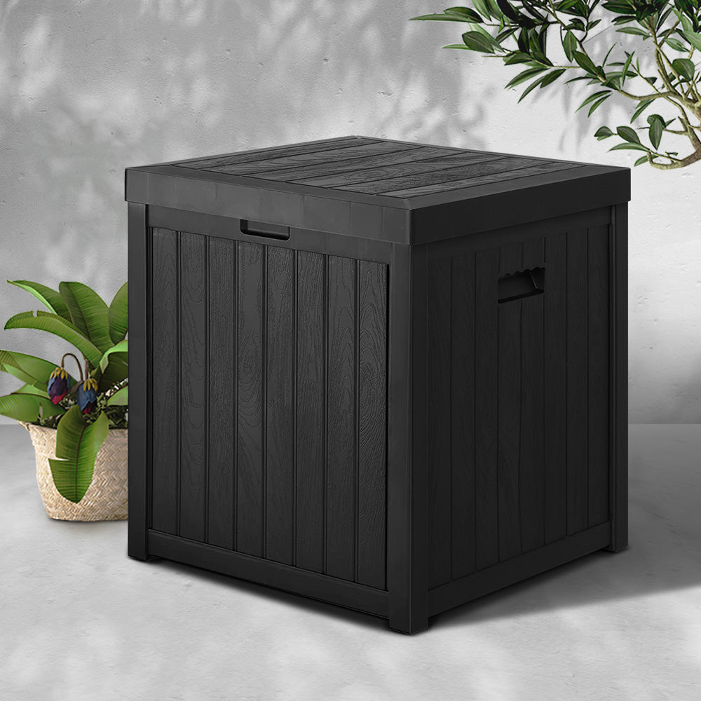 Gardeon Outdoor Storage Box 195L Bench Seat Garden Deck Toy Tool Sheds