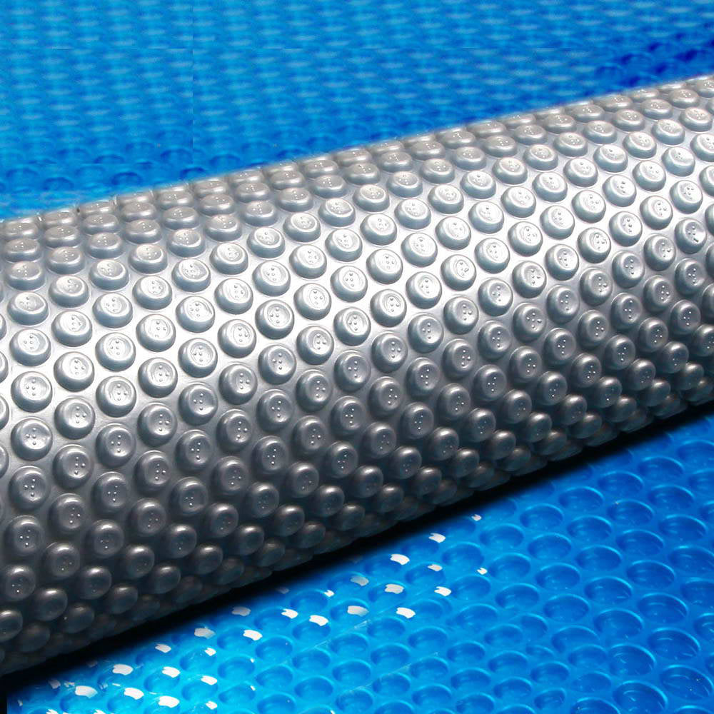 Aquabuddy 9.5M X5M Solar Swimming Pool Cover 400 Micron Outdoor Bubble Blanket