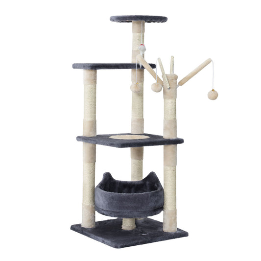 i.Pet Cat Tree Scratching Post Scratcher Cat Tree Tower Condo House toys 110cm