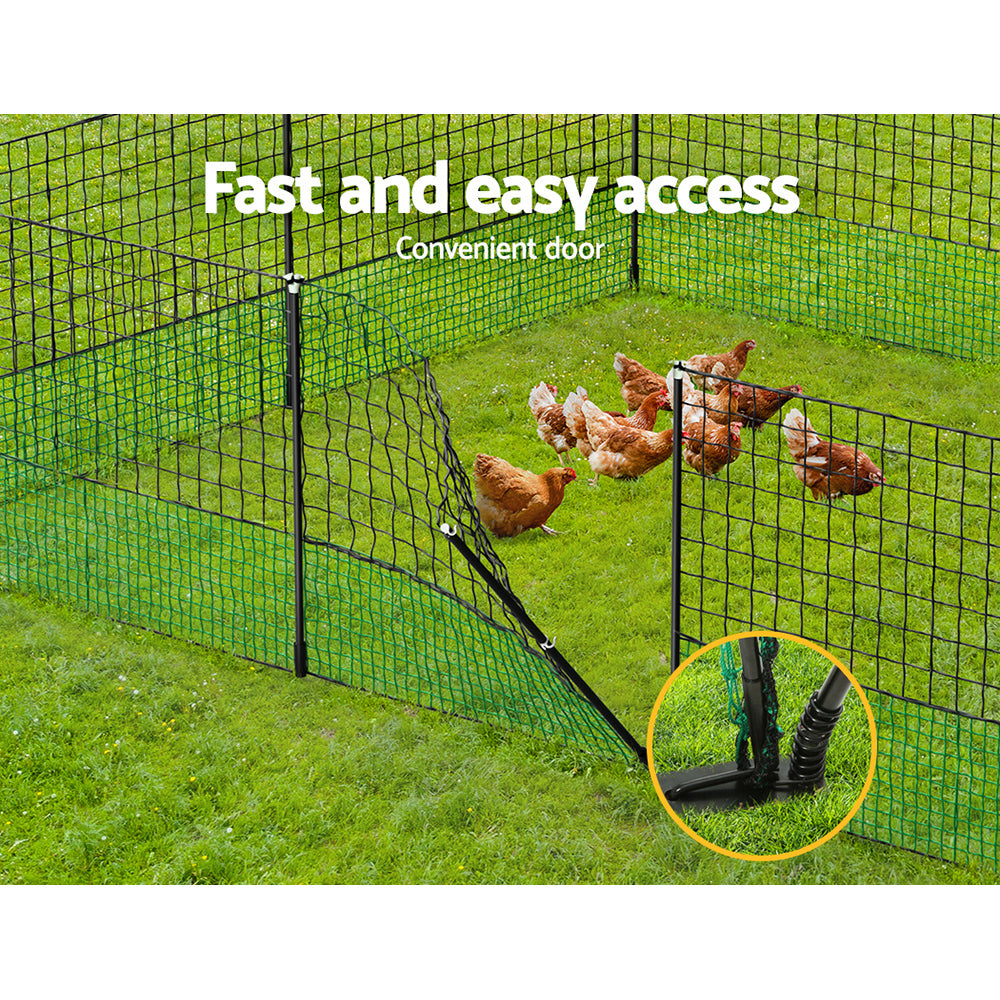 i.Pet Poultry Chicken Fence Netting Electric wire Ducks Goose Coop 25Mx125CM