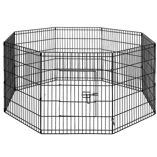 i.Pet Pet Playpen Dog Playpen 30" 8 Panel Puppy Exercise Cage Enclosure Fence