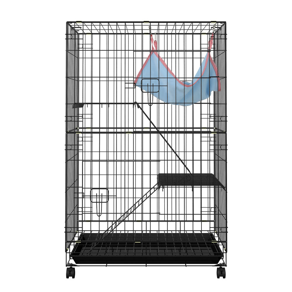 i.Pet Rabbit Cage Indoor Hutch Guinea Pig Bunny Ferret Hamster Pet Cage Outdoor