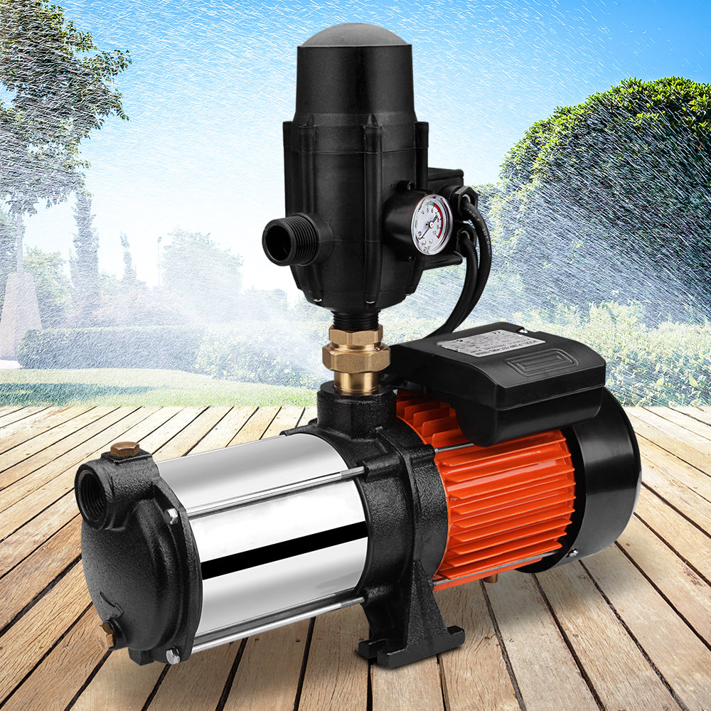 Giantz Water Pump High Pressure Multi Stage Farm Rain Tank Irrigation Garden