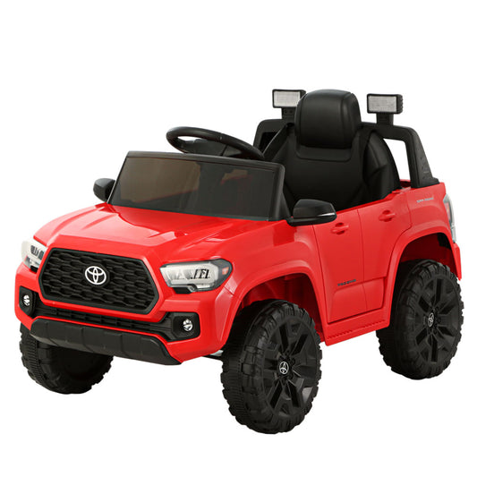 Toyota Ride On Car Kids Electric Toy Cars Tacoma Off Road Jeep 12V Battery Red