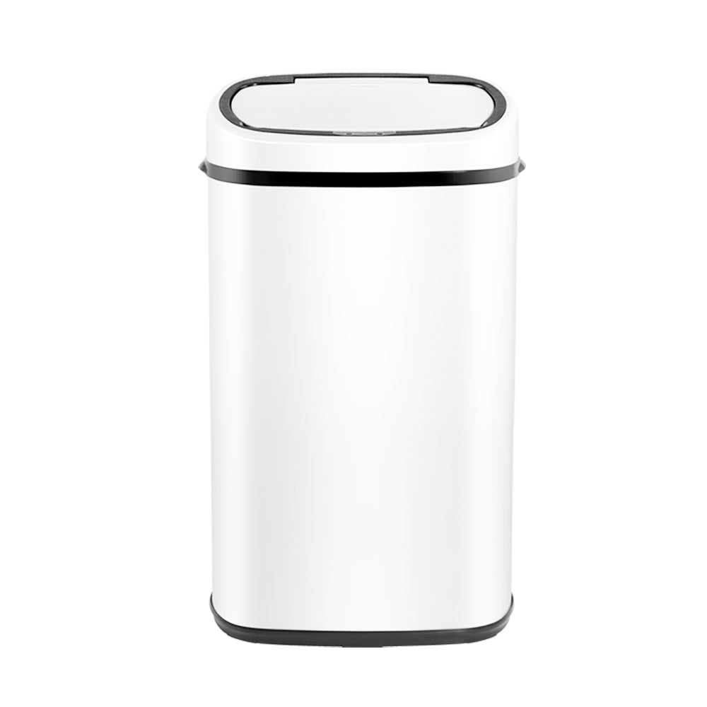 Devanti 58L Sensor Bin White