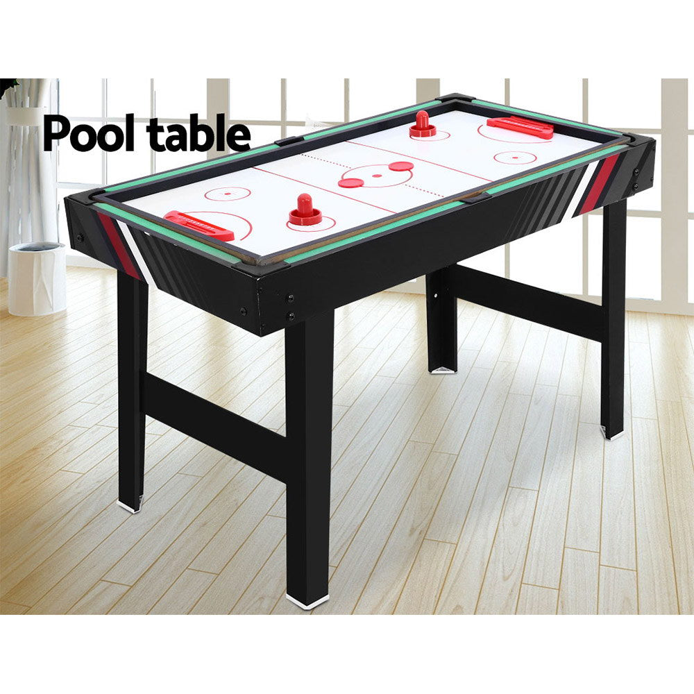 4FT 4-In-1 Soccer Table Tennis Ice Hockey Pool Game Football Foosball Kids Adult