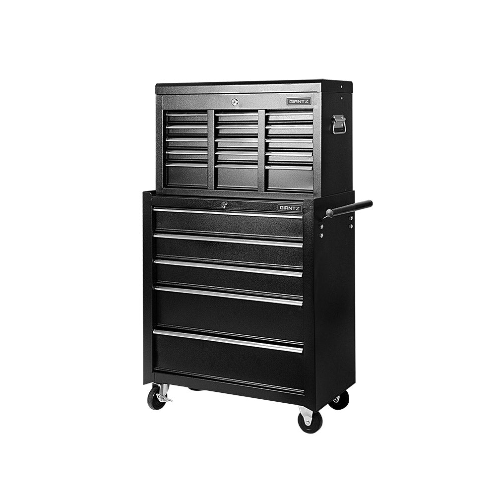 Giantz 14 Drawers Toolbox Chest Cabinet Mechanic Trolley Garage Tool Storage Box