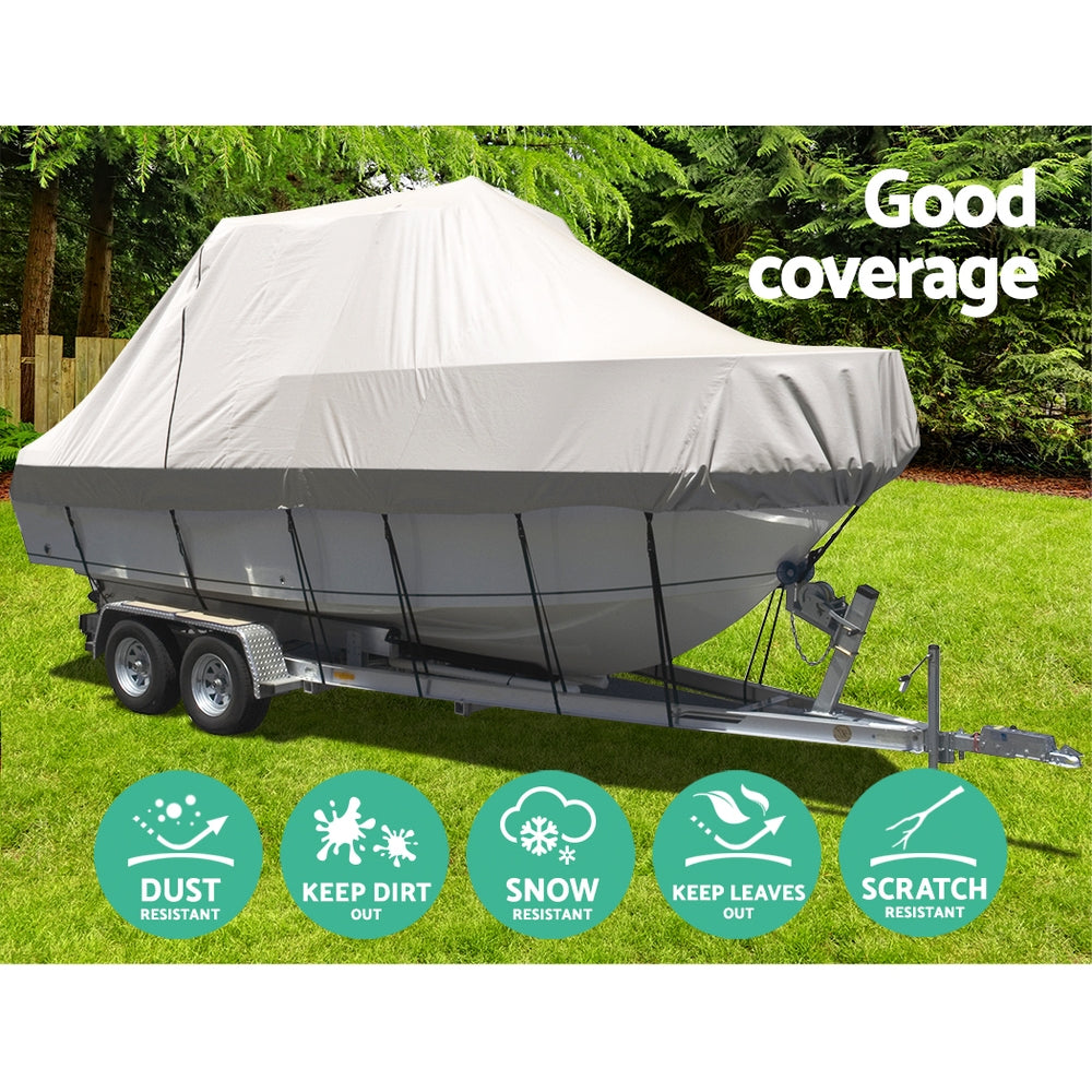 Seamanship 21-23ft Boat Cover Trailerable Jumbo 600D Marine Heavy Duty