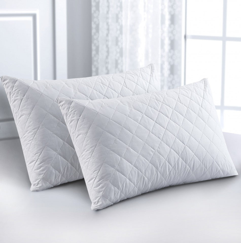 Elan Linen 100% Cotton Quilted Fully Fitted 50cm Deep King Size Waterproof Mattress Protector