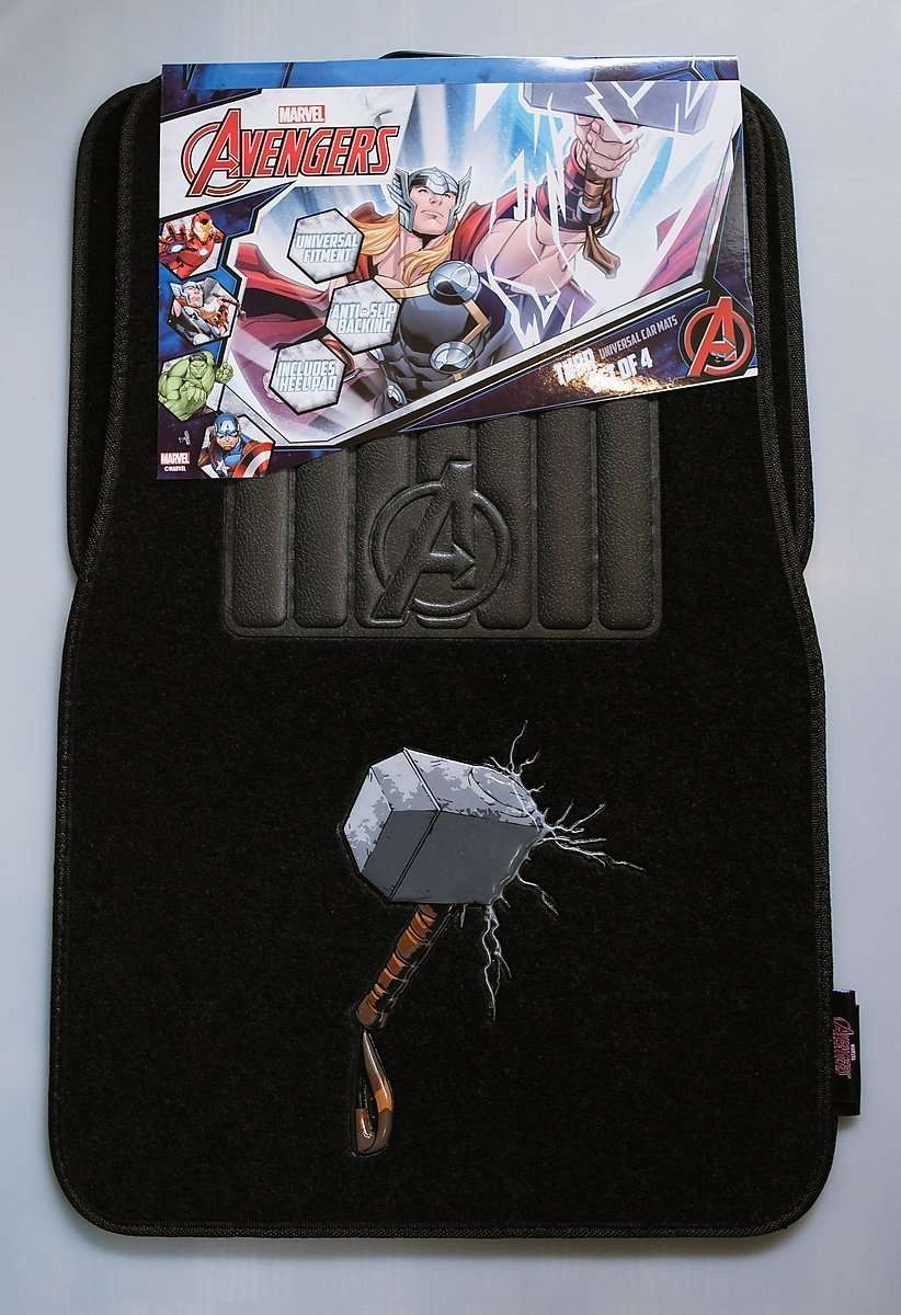 MARVEL AVENGERS 4-Piece Car Mat - THOR