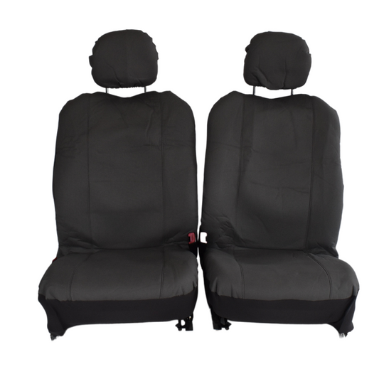 Canvas Seat Covers For Mazda Bt-50 11/2011-06/2020 Grey Dual-Cab