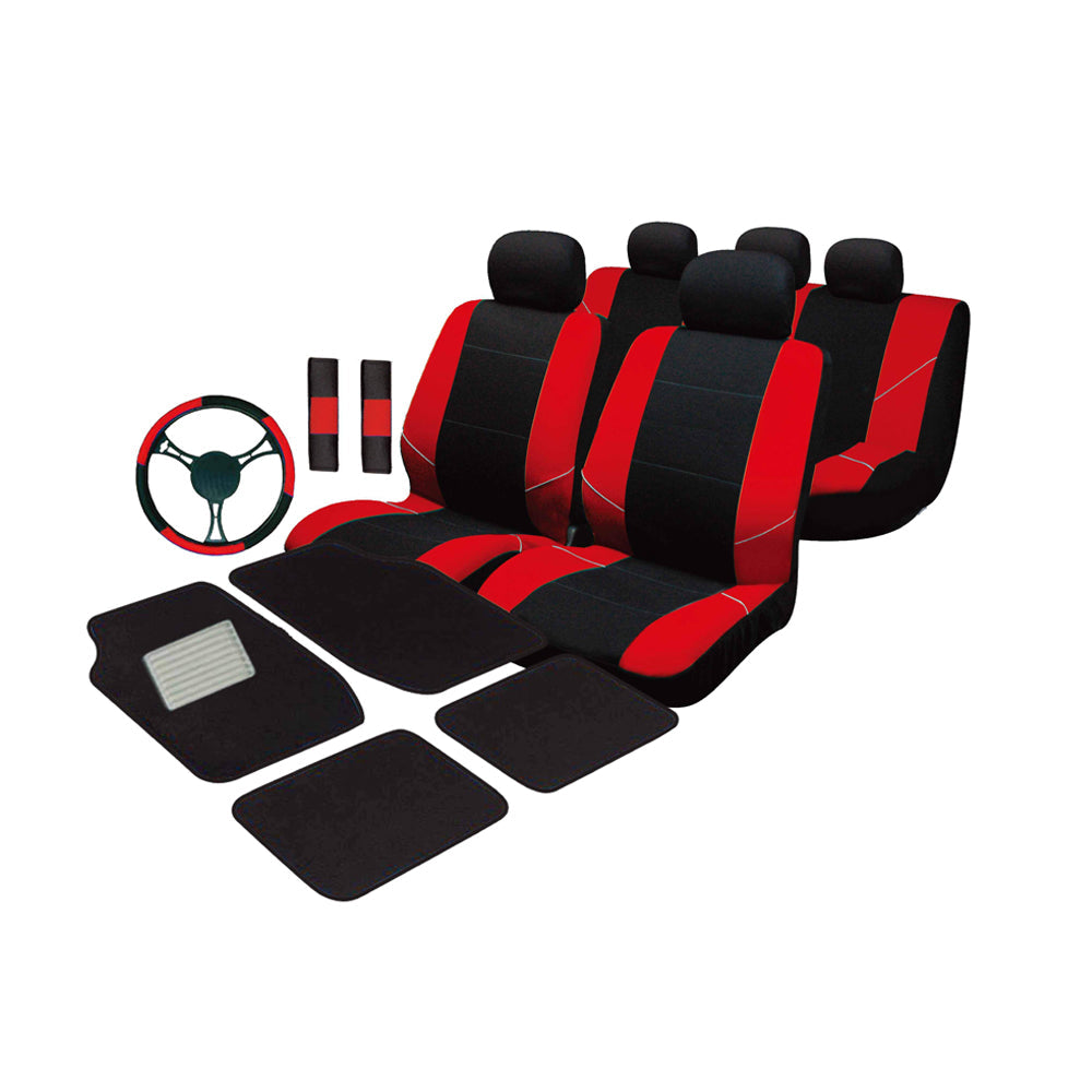 Universal Ultimate Car Accessories Value Pack - Red