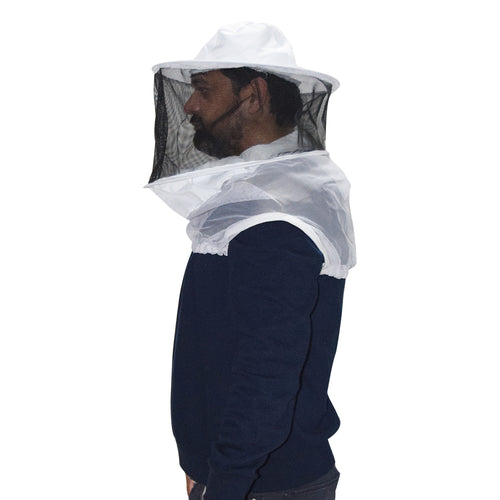 Beekeeping Bee Half Body Round Head Veil Protective Gear