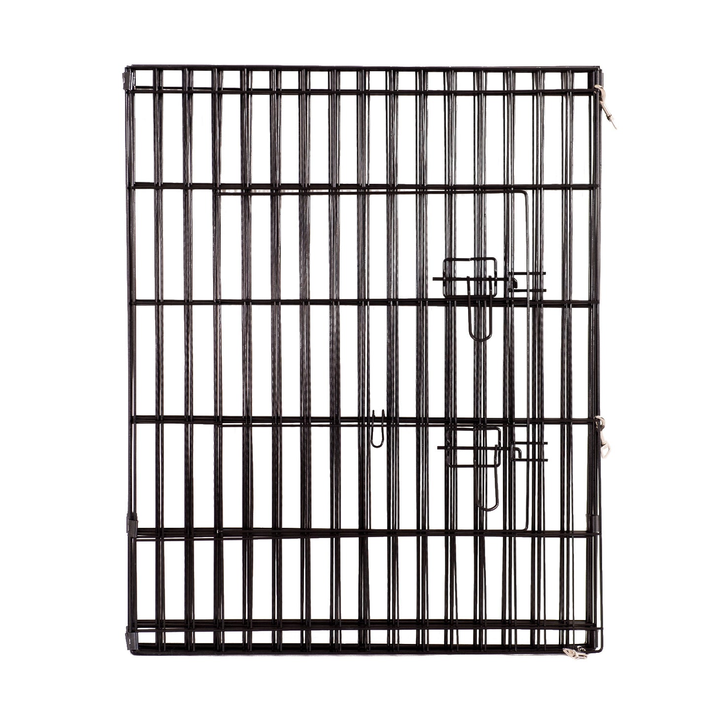 4Paws 8 Panel Playpen Puppy Exercise Fence Cage Enclosure Pets Black All Sizes - 24" - Black