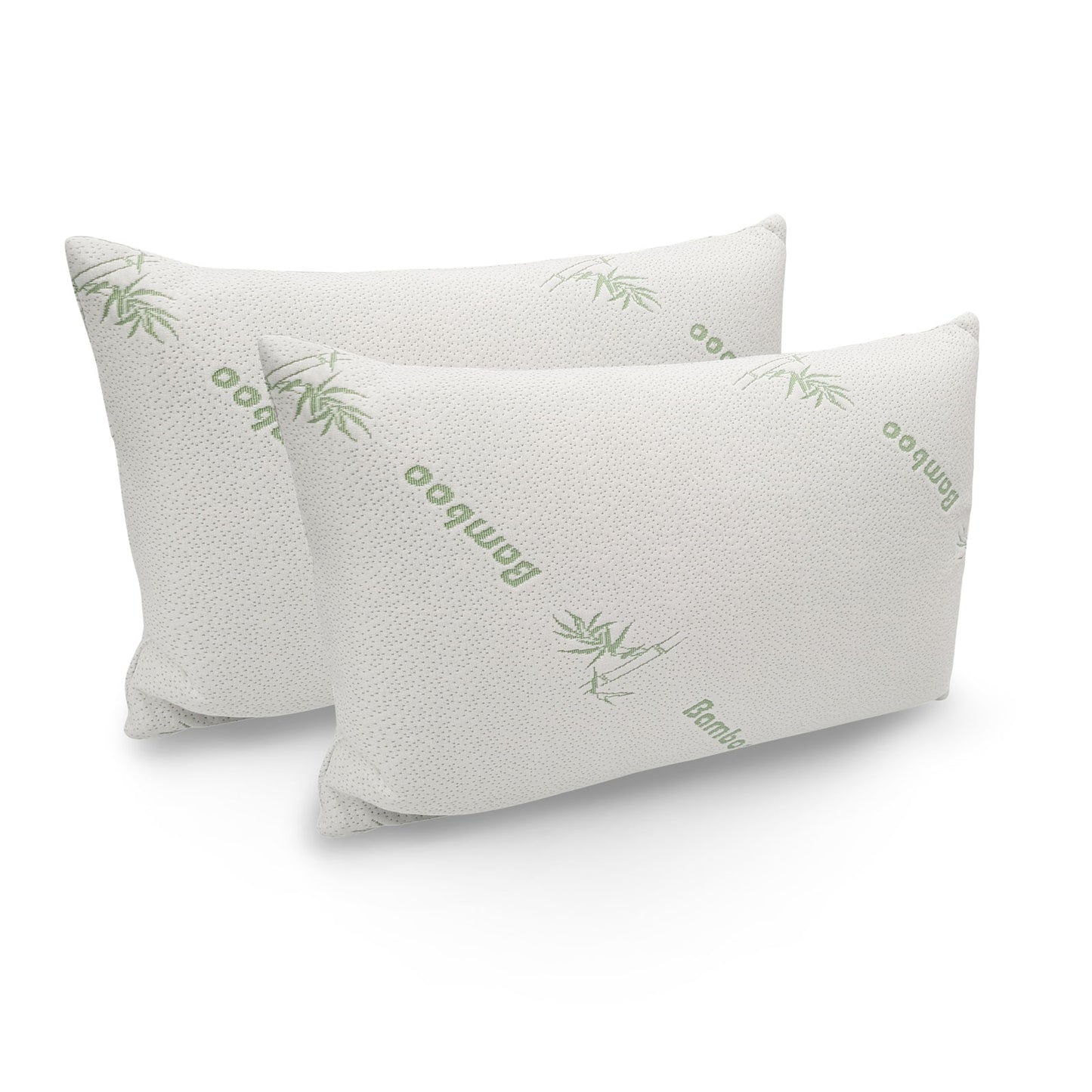 Memory Foam Pillow Bamboo Covered Ultra Soft Hypoallergenic