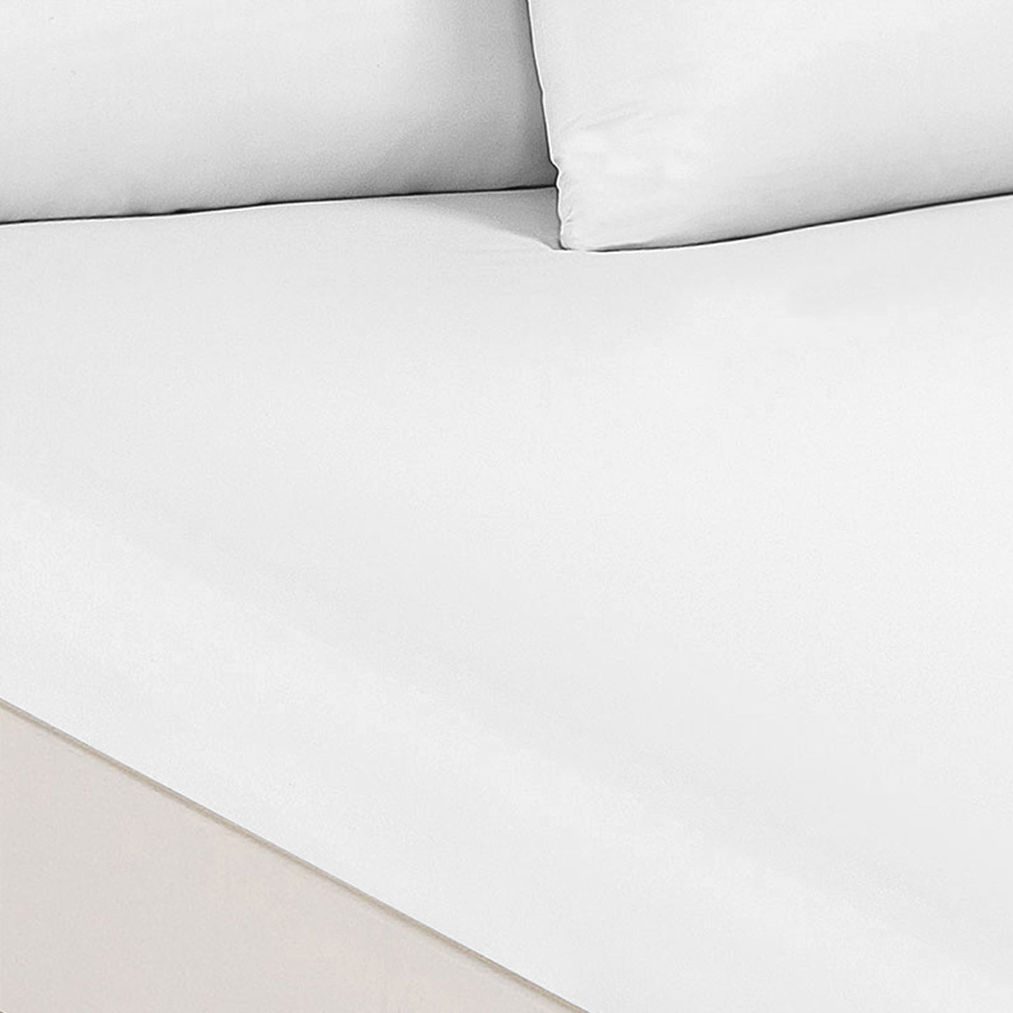 Royal Comfort 1500 Thread Count Cotton Rich Sheet Set 3 Piece Ultra Soft Bedding - Queen - White