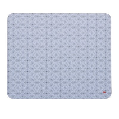 3M Precise Mouse Pad Nonskid Repositionable Adhesive Back Gray Frostbyte