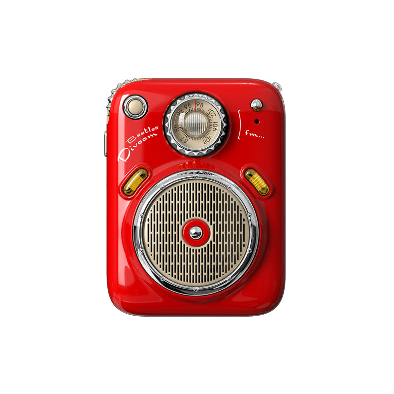 DIVOOM Beetle FM Speaker Red