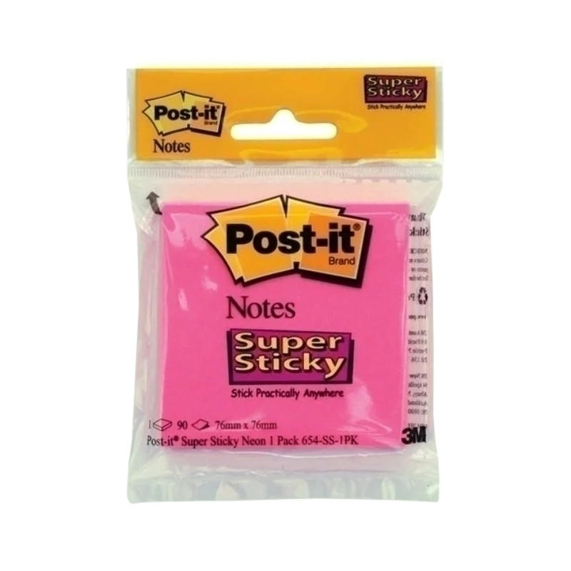 POST-IT S S Note 654-SS-1PK Bx6