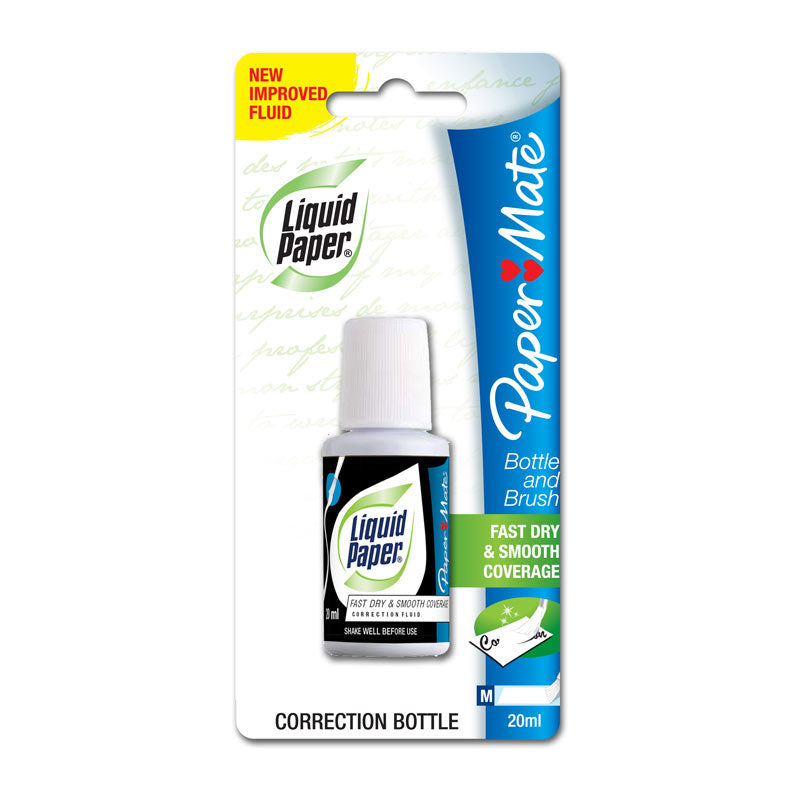 PAPER MATE LP Correct Fluid 20ml Box of 12