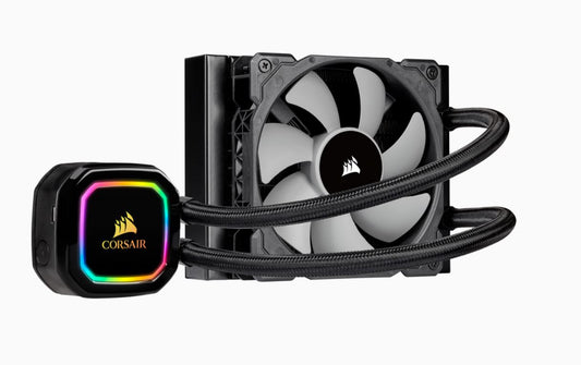 CORSAIR H60i RGB PRO XT 120mm Liquid CPU Cooler. RGB Pump Head, Efficient cool plate and pump. 1x ML 120 PWM Fan, 1200, 115x, 1366, 2011/2066, AM4